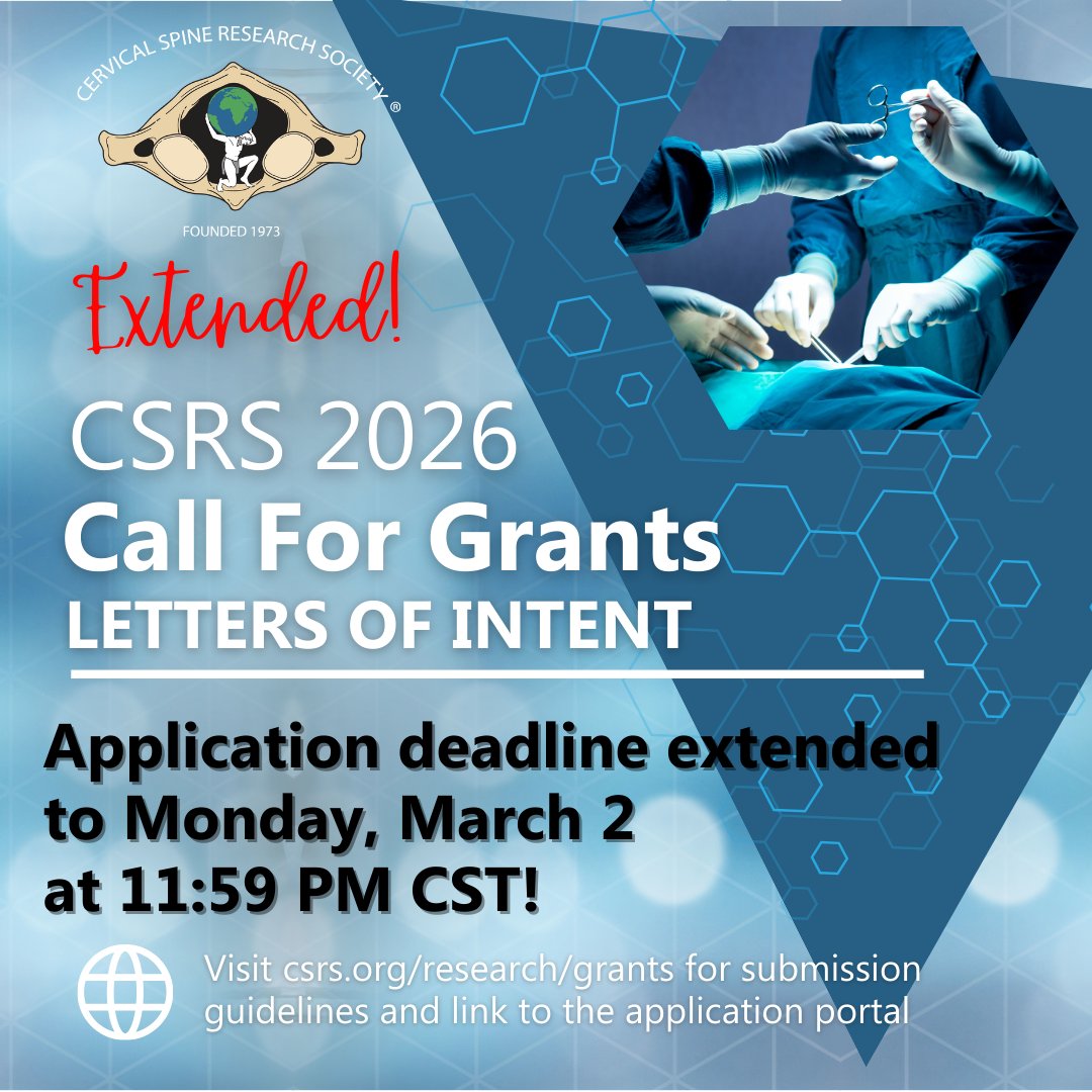 Cervical Spine Research Society tweet media