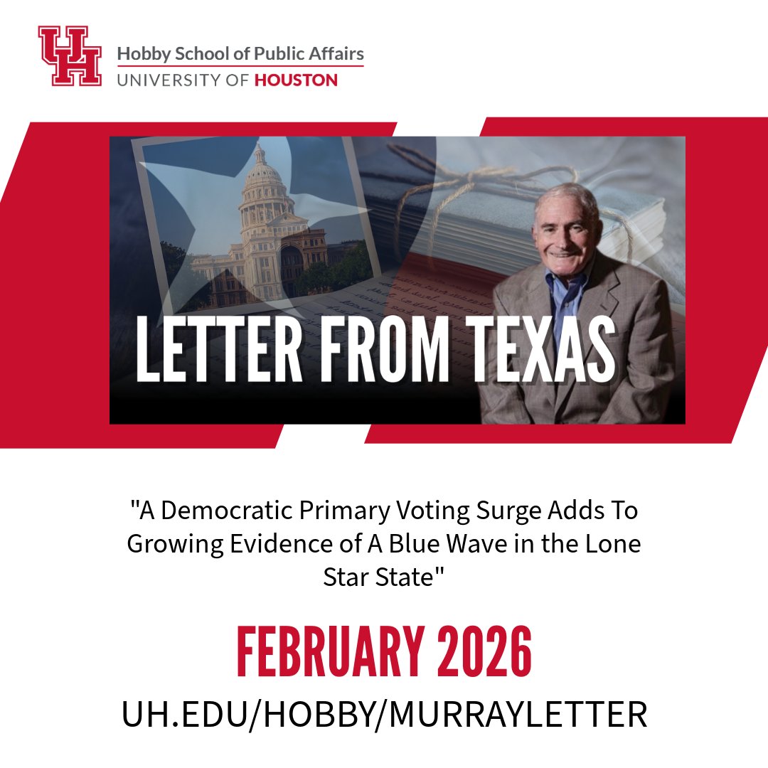 Hobby School of Public Affairs tweet media