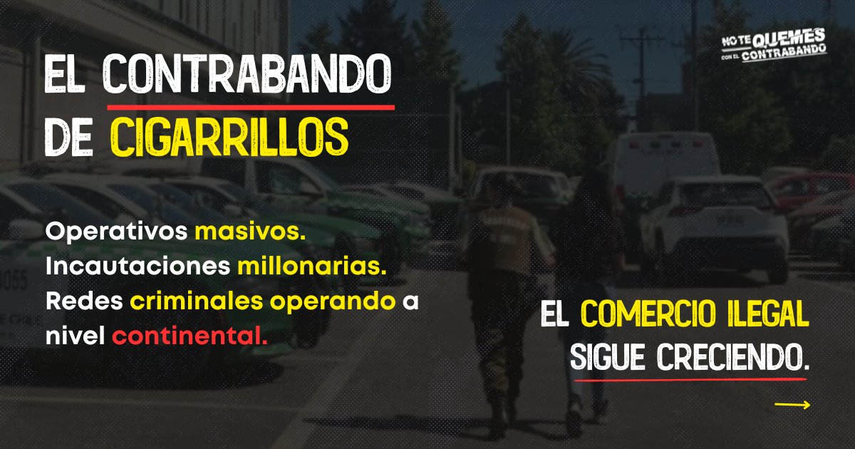 No_TeQuemes's tweet photo. Este espacio busca visibilizar lo que está ocurriendo en nuestro país: operativos masivos, incautaciones millonarias y redes criminales operando en distintas regiones.

El comercio ilegal s crimen organizado, evasión y violencia que impacta directamente en la seguridad. https://t.co/8edJXUdKLs