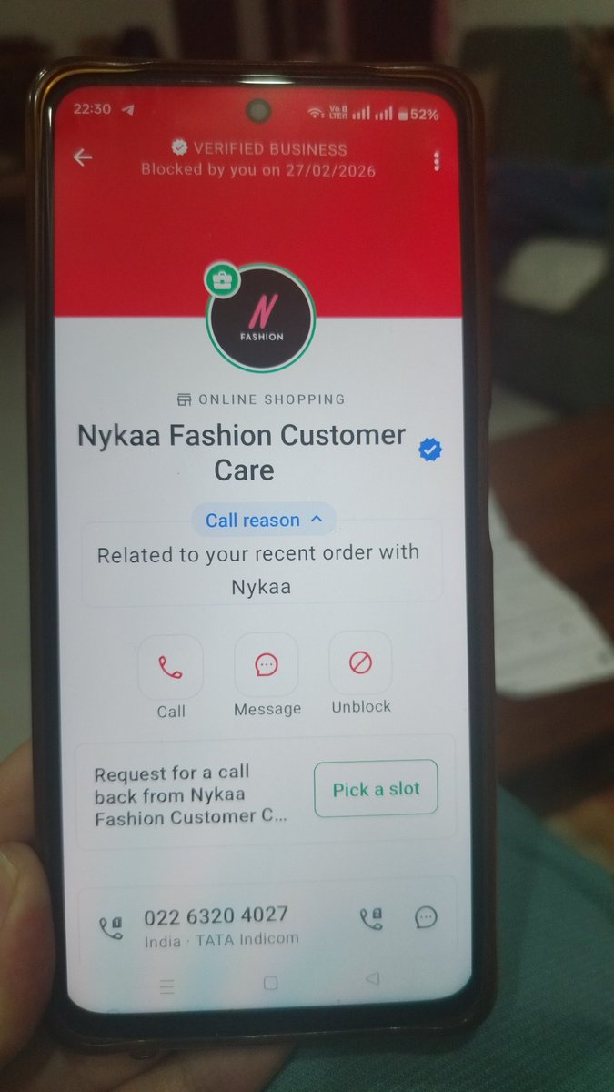 DanceAndMe's tweet photo. When she repeatedly denied the package,she started receiving calls from diff nos. asking her to provide OTP so they can cancel the order on her behalf. On Truecaller its a verified business, reason to call is an attempt to fool people.Please everyone stay alert 🙏🏼 #fraudalert https://t.co/DsvJ3yqUie