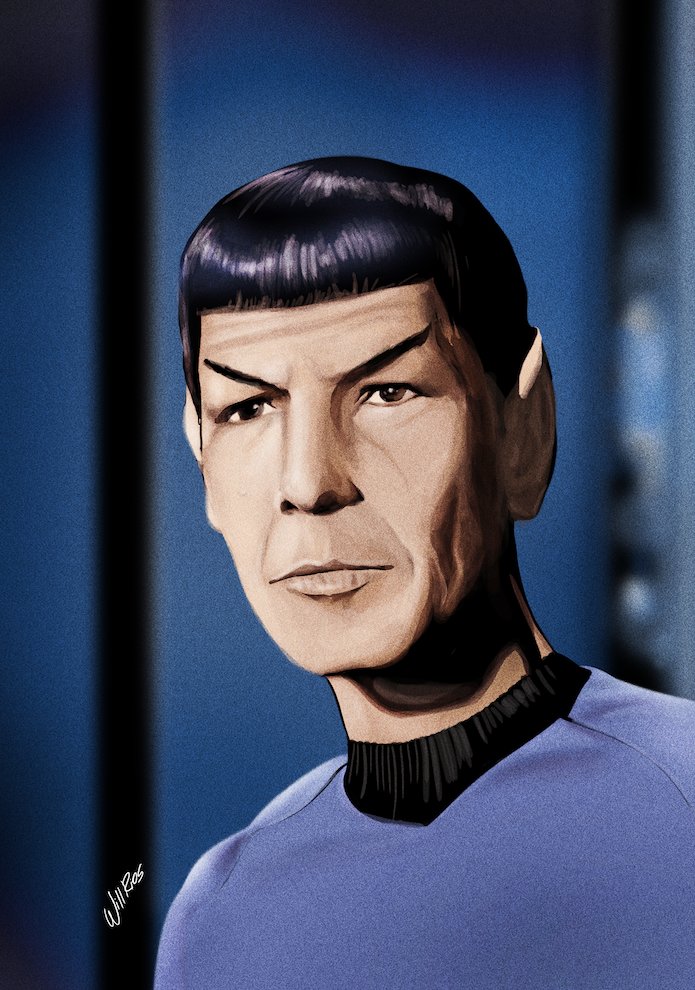 willrios's tweet image. Onze anos sem Leonard Nimoy! Já? Como o tempo passa rápido (essa arte foi feita quando ele nos deixou). #Spock
