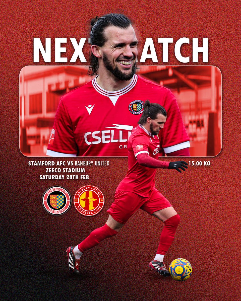 𝐓𝐎𝐌𝐎𝐑𝐑𝐎𝐖

We are back at the Zeeco tomorrow afternoon as we look to pick up more points in the relegation battle in the Southern Prem.

We host Banbury after our loss to Barwell last week - your support is massive!

#BackTheDannies