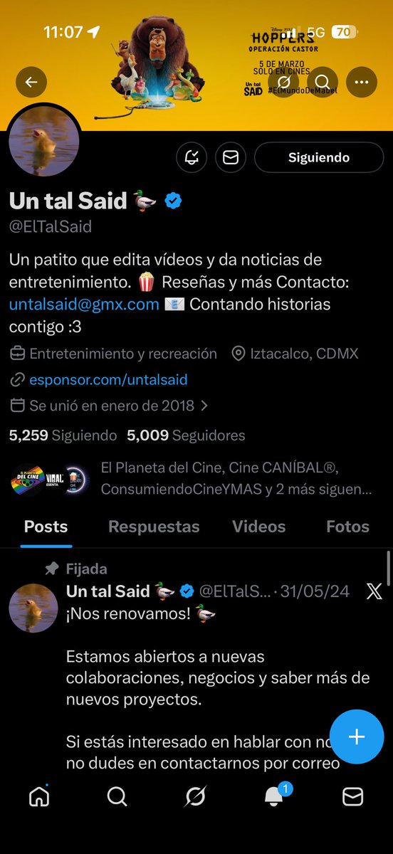 imleests's tweet photo. @ElTalSaid @cineCANIBAL Se estrena el 05 de marzo de 2026.
Para calmar el estrés hago meditaciones guiadas. https://t.co/7OSErlhNYe