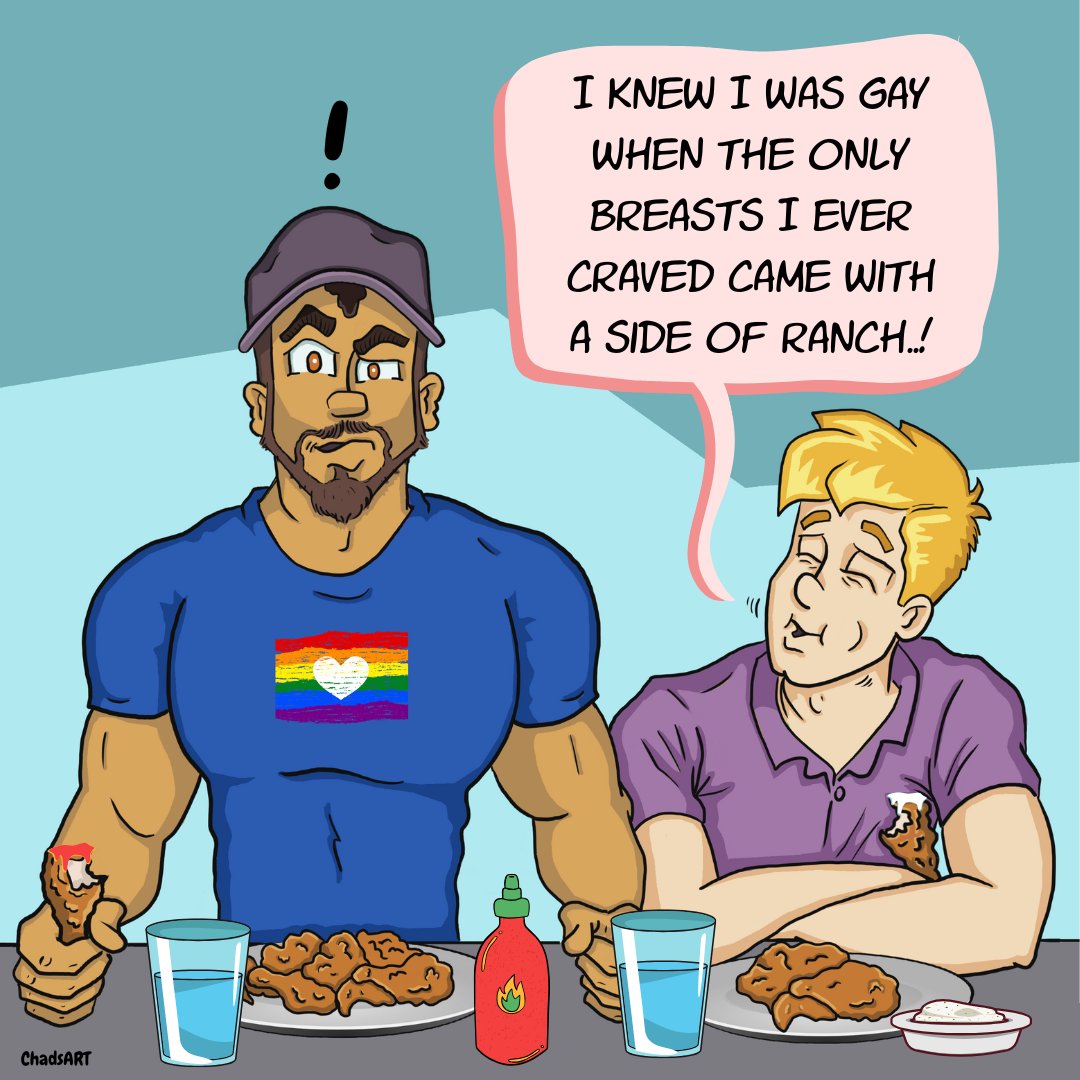 chadsartworld's tweet photo. New BTL Nutshells... single-panel comics
Join us on Patreon to enjoy all Nutshells, along with over 50 exclusive full-length BTL comics... Go to https://t.co/6i55hawewK
#gaycomics #gaycouplelove #cutegaycouple #gaydogdads #lgbtqartist #comicpanels #patreonsupport #gaycartoon https://t.co/ULT3QBmPg4