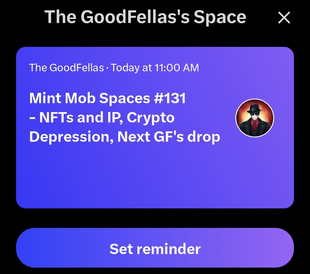Archer | GoodFellas NFT tweet media
