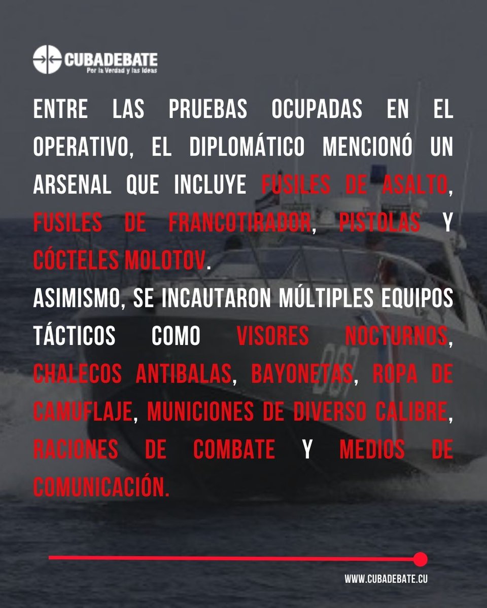 🇨🇺 Fernández de Cossío asegura que Cuba tiene la responsabilidad de proteger sus costas ante amenaza terrorista.
share.google/6BpNKmeWjMN5Hk…