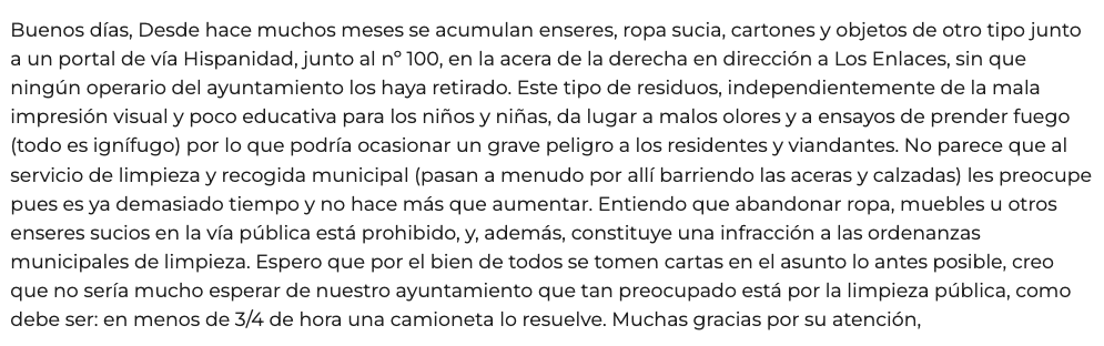 Marialdom's tweet photo. Queja enviada al Ayuntamiento de @zaragoza_es  Sin respuesta por el momento, espero junto con muchos más ciudadanos un poco de atención a los barrios, este es el de Delicias muy abandonado @SoydeZaragoza @PodemosZaragoza @PSOEdeZaragoza @policia @elperiodico @heraldoes https://t.co/D8BqIxt8TW