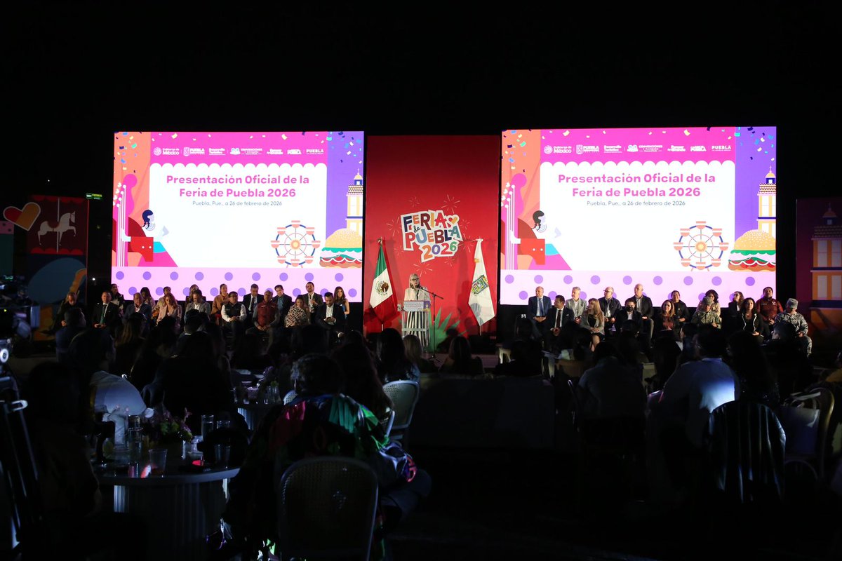 FERIA DE PUEBLA 2026, CONSOLIDA  AL ESTADO COMO LATIDO DE MÉXICO: TURISMO FEDERAL <a href="/armentapuebla_/">Alejandro Armenta</a> <a href="/Gob_Puebla/">Gobierno de Puebla</a>

La subsecretaria de #TurismodelGobiernodeMéxico, Nathalie Veronique Desplas Puel, destacó que buscan consolidar a Puebla como un destino cultural de clase mundial.