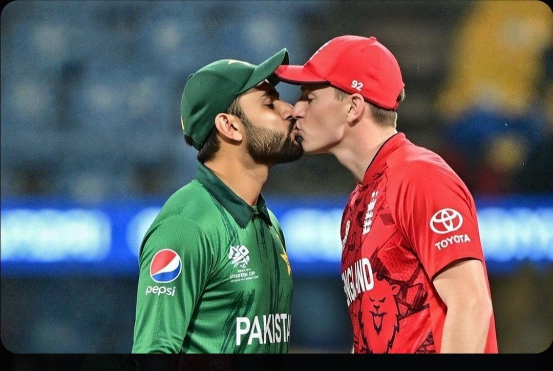 Pathani1121's tweet photo. After Defeat Nz ... 
Pakistan Captian  with Harry brook
..
😂😂😂😂 #WilliamEst #ENGvsNZ    will jacks Phillipes Santner #PAKvsENG #SlvsPak #PakvsSl #T20WorldCup2026 https://t.co/G5whlVK00S