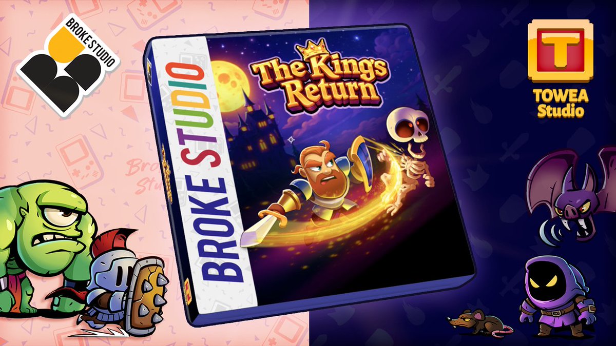Nous sommes fiers et heureux de vous annoncer que The King's Return sur Gameboy Color est officiellement un jeu Broke Studio !!!
Disponible dans les prochains mois 😃
youtube.com/watch?v=jOEbtX…