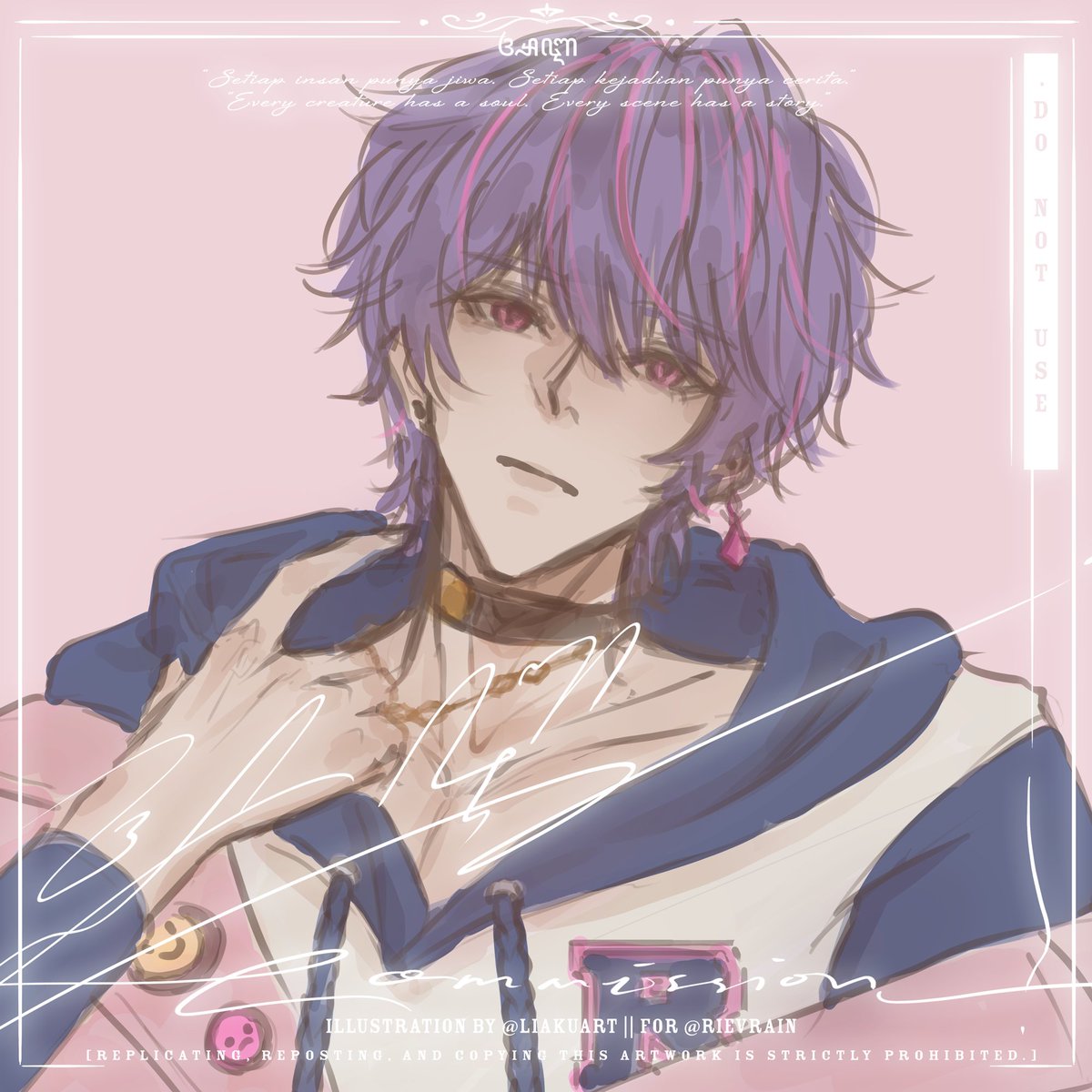 lovely commission for <a href="/rievrain/">𝐑𝐚𝐢𝐧.</a> ~! <3
tysm for commissioning me~~💐