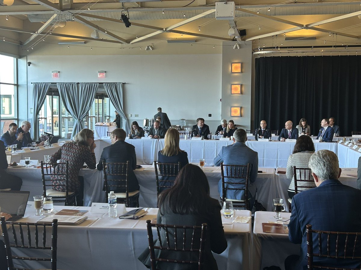 MarcellusGas's tweet image. Happening now: MSC’s Welty joins industry and government leaders from across the U.S. &amp;amp; EU, discussing the importance of #permitting reform to unlock Appalachia’s full natural gas potential.