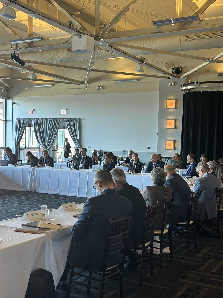 MarcellusGas's tweet image. Happening now: MSC’s Welty joins industry and government leaders from across the U.S. &amp;amp; EU, discussing the importance of #permitting reform to unlock Appalachia’s full natural gas potential.