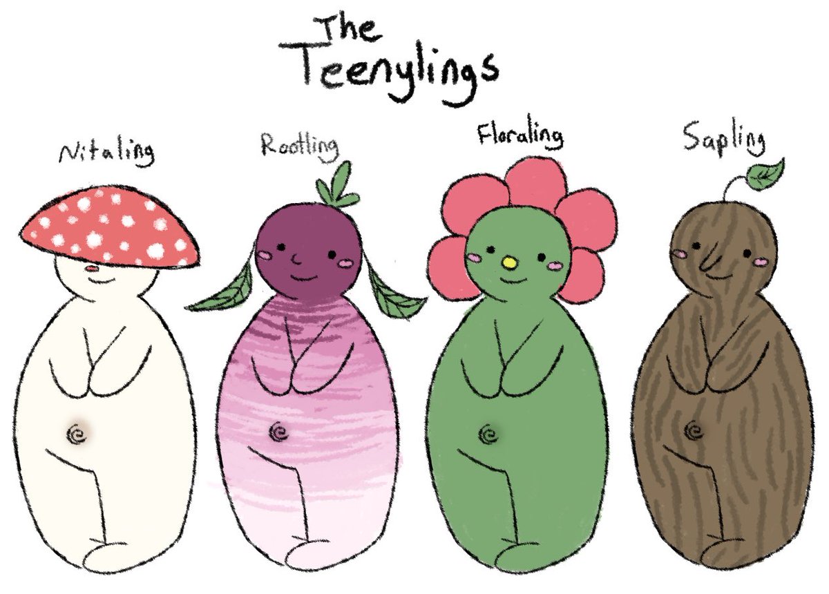 raetreader's tweet photo. Would anyone be interested if I turned these into adopts, it’s a fake toy line I made. I imagine they’re sorta like palm pals that are all nature themed, and you can buy them clothes similar to the stuff they wear in tinkerbell
.
.
#ArtistOnTwitter https://t.co/ijhWhMd46S