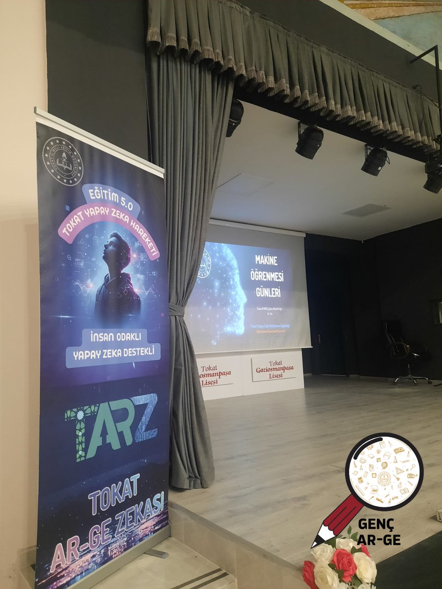 tokatmem's tweet photo. Tokat’ta geleceğin teknolojisi sahaya iniyor! 🚀

Eğitim 5.0: Tokat Yapay Zeka Hareketi kapsamında başlattığımız "Makine Öğrenmesi Günleri" ile okullarımızda gençlerimizle buluşuyoruz.

İşte etkinliğimizin öne çıkanları:

🤖 Teoriden Pratiğe: Gençlerimiz, makine öğrenmesi algoritmalarını sadece dinlemekle kalmıyor; yerli ve milli imkanlarımızla geliştirilen TARZ ekosistemi üzerinde uygulama yapma şansı yakalıyor.

🛡️ Güvenli Teknoloji: Eğitimlerimizde verinin yerelliği ve güvenliği vurgusuyla, teknolojiyi bilinçli üreten bir nesil yetiştiriyoruz.

💡 Genç Ar-Ge Vizyonu: MEB Genç Ar-Ge hedefleri doğrultusunda, Tokat’taki okullarımızı birer teknoloji mutfağına dönüştürüyoruz.

Yapay zekayı tüketen değil, kendi değerleriyle üreten bir gelecek için Tokat’ın her köşesinde öğrenmeye ve öğretmeye devam ediyoruz. 

@tcmeb @meb_sgb @ercanturk28 @ayhanozturkmeb @HuseyinKir64