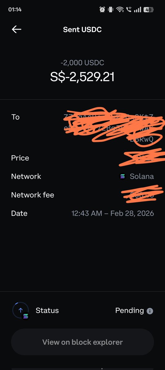 Axercute8000's tweet photo. @Norxy_ Yo, same here wtf is going on, same Solana too https://t.co/mRYmnRWG3A