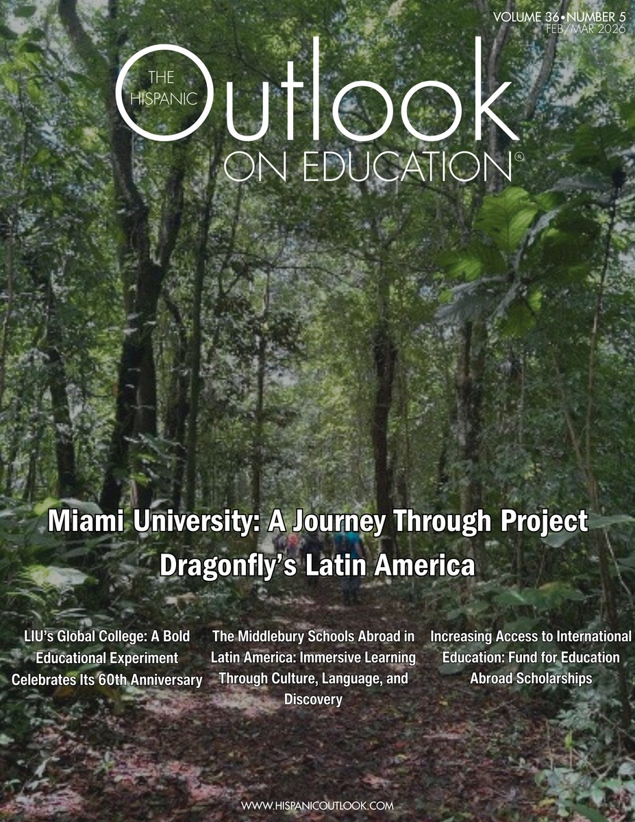 HispanicOutlook's tweet photo. Spice up your #fridayreads with our February #internationalprograms issue at https://t.co/5n9fJuKwEY! #COVERSTORY on @miamiuniversity with features on studying abroad in #LatinAmerica, @FEAScholarships &amp; more! https://t.co/NfUTYIWx4b