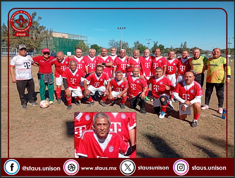 stausunison's tweet image. Felicidades al Mtro. José Romero López! Con apoyo del #STAUS, logró el Subcampeonato Nacional de Fútbol 65+ en Mazatlán y el Subcampeonato de Goleo individual. ⚽🥈

Un orgullo para nuestra comunidad de jubilados y para todo el sindicato.