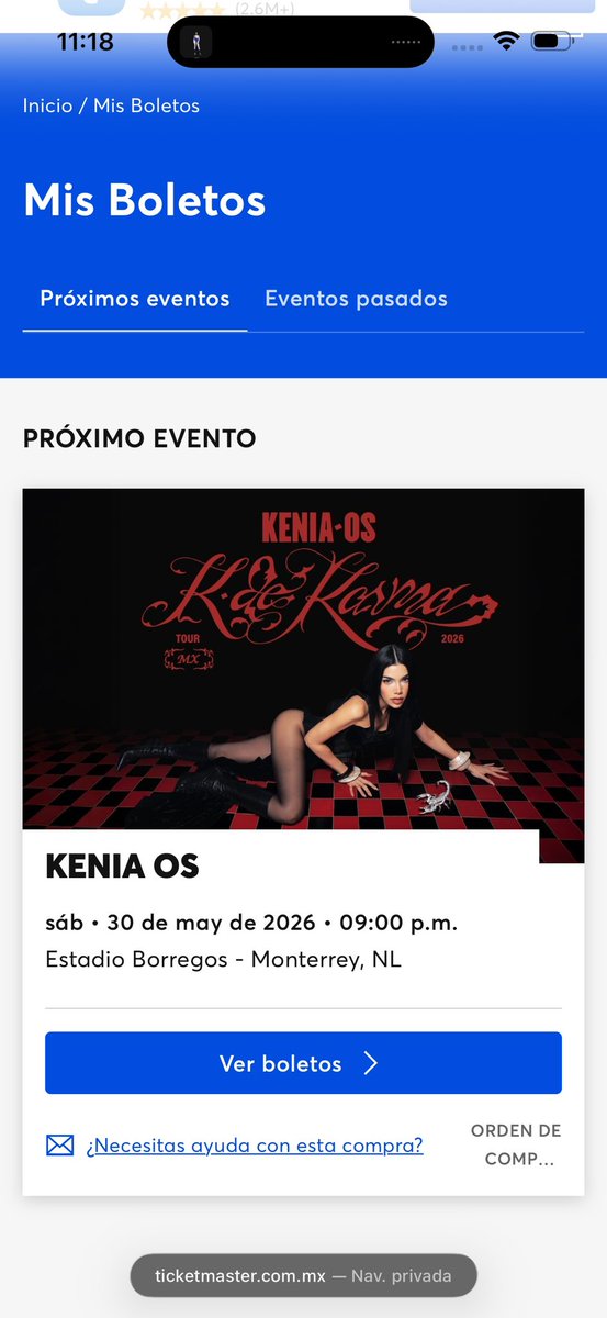 _AmorDecine's tweet photo. Ya tengo mi boleto para ver a Kenia 😭😭 https://t.co/eDucazIPYT