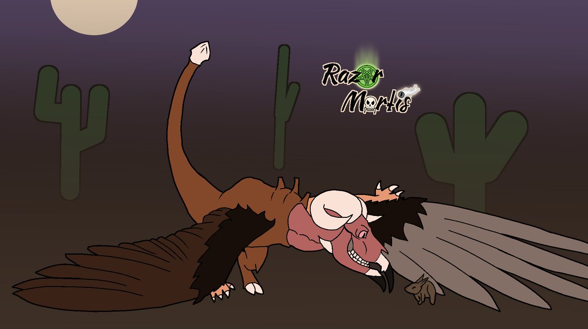 2 dragon Concepts I want to develop further. 

A Dragon who's wings have been coopted by a parasitic plant

And a wyvern based on a vulture and a desiccated cow

#monsterdesign #creaturedesign #dragondesign