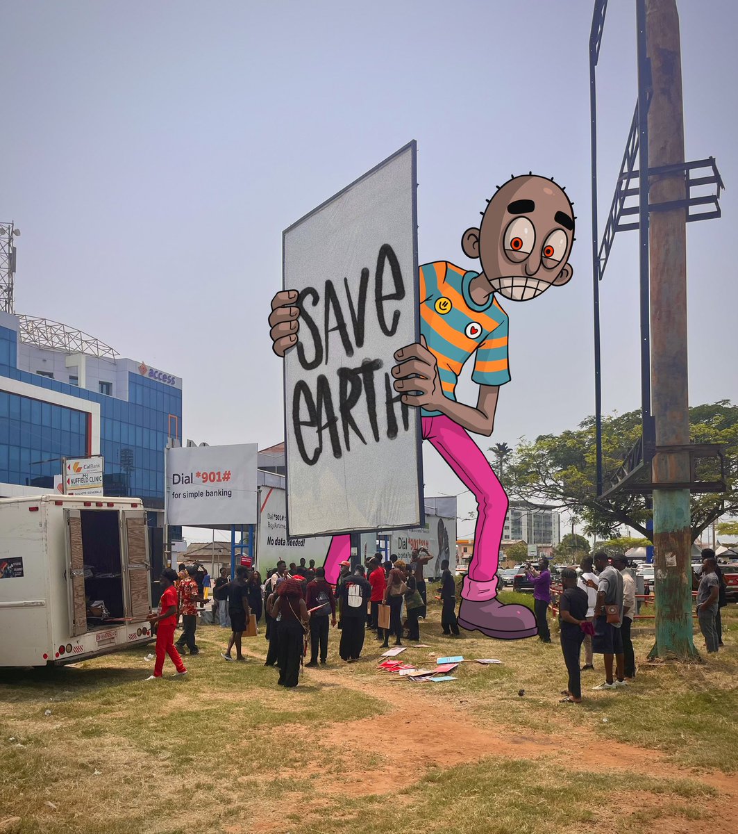 Save Earth. Save You!
#illustration #graffiticharacter

#StopGalamseyNow