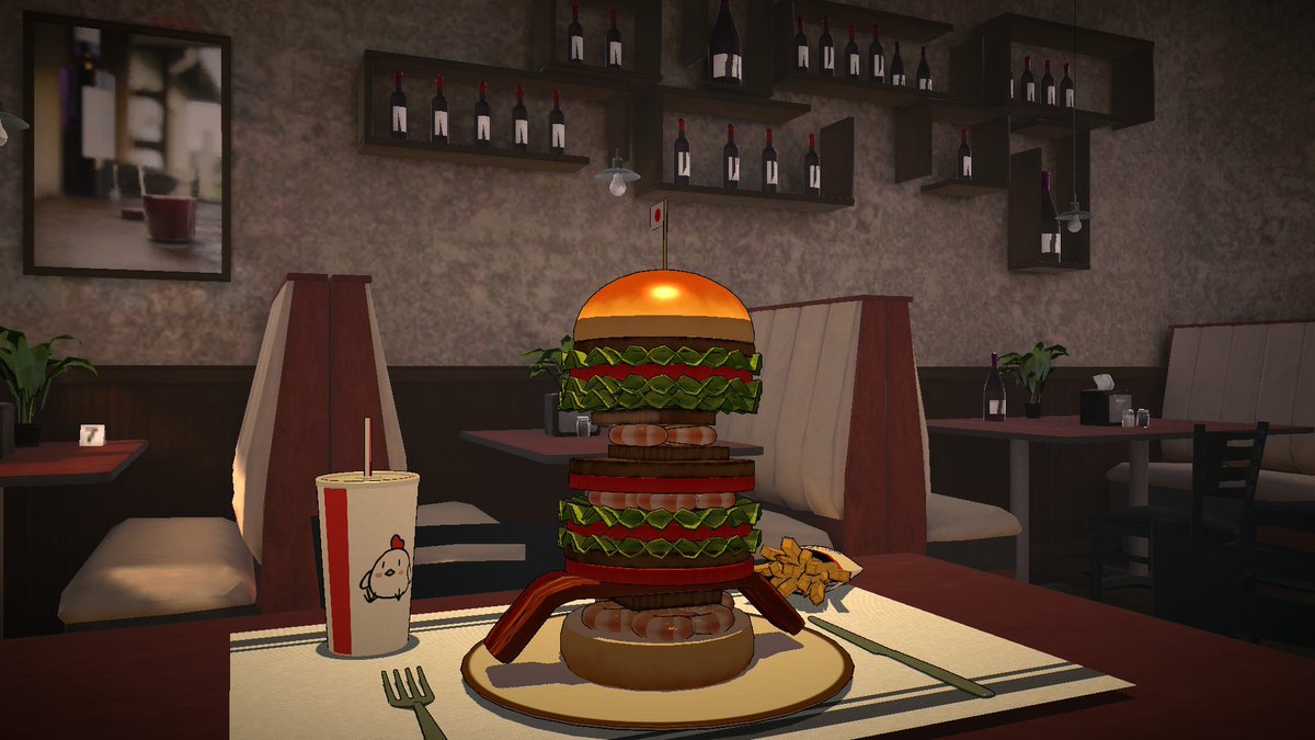 Mochimochi1315's tweet image. 【BAKUMORI Dining 本日の超スペシャルメニュー 🍔🍜🥩🥞】

・超絶タワー・ジャンボバーガー

・チャーシューメンマラーメン 麺ナシナシ

・ステーキピラミッド～雑にソーセージを乗せて 

・フルーツパラダイスリアル爆発パンケーキ

皆さまのお越しを、心よりお待ちしております
#爆盛食堂