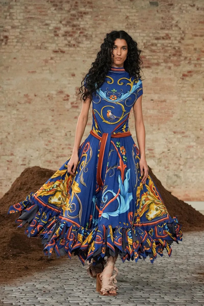 Moschino FW26 by Adrian Appiolaza, whimsical color