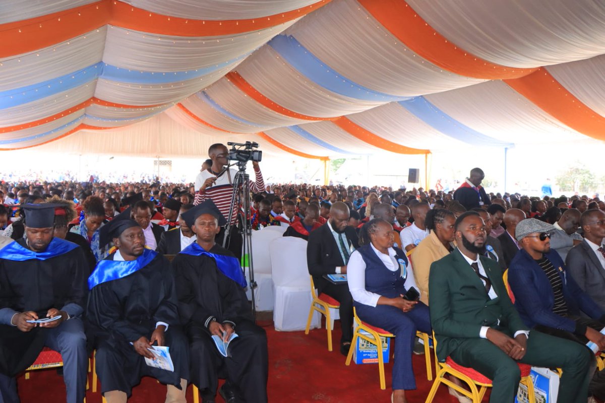 Muoria_Dr's tweet photo. I was deeply honoured to preside over the first ever graduation ceremony of Katine Technical Training Institute  a truly historic and special occasion in the institution’s journey.
From its humble beginnings in 1958 with only 11 trainees to a vibrant institution now serving 2,453 learners, Katine TTI reflects Kenya’s deliberate and strategic investment in skills development. This growth is not merely numerical; it signals rising confidence in competency based education and stronger alignment between training and labour market needs.
Celebrating 1,200 pioneer graduands marks a defining milestone. As the first cohort to graduate under the institute’s fully fledged technical training framework, they set the benchmark for excellence and affirm the credibility of our TVET reforms. Their achievement represents more than academic completion, it reflects the acquisition of practical, industry ready skills that carry real economic value.
I commend the institute for establishing partnerships with 40 companies under the dual training framework, ensuring trainees gain hands on experience in real work environments. This is how we build a demand driven, responsive and globally competitive skills ecosystem.
At the State Department for Technical and Vocational Education and Training, we remain steadfast in strengthening quality assurance, deepening industry linkages and modernizing training to secure Kenya’s pathway to an advanced economy.
Congratulations to the graduands. You are the promise of TVET in action skilled, innovative and ready to transform industries and build our nation’s future.