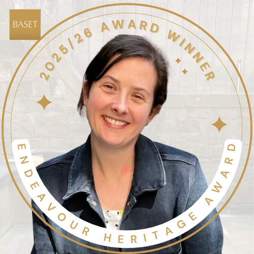 BritAusET's tweet photo. Endeavour Heritage Award Winner – Julia
Congratulations to Julia McKenzie, this year’s Australian recipient of the BASET Endeavour Heritage Award at @westdeancollege.
Studying Books &amp; Binding, Julia is building specialist heritage conservation skills to bring back to Australia. https://t.co/001QuMeumN