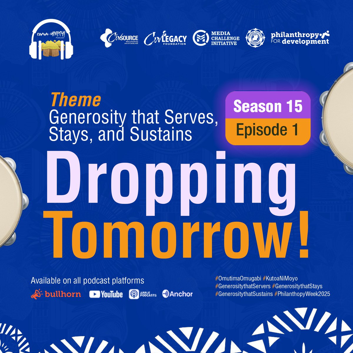 CivLegacy_F's tweet photo. 🙌🏾Dropping Tomorrow

Comm-UNITY! Season 15, Episode 1 🎙️

This opening episode features Barbara Masibo of Ziingo Women and Children Initiative.

🎙️Recording and production by @IMChallengeug 

🎙️Listen to previous seasons here:🔗 https://t.co/WlUz8AKUNk

#CommUNITYPodcast https://t.co/xkGI0nZdPs