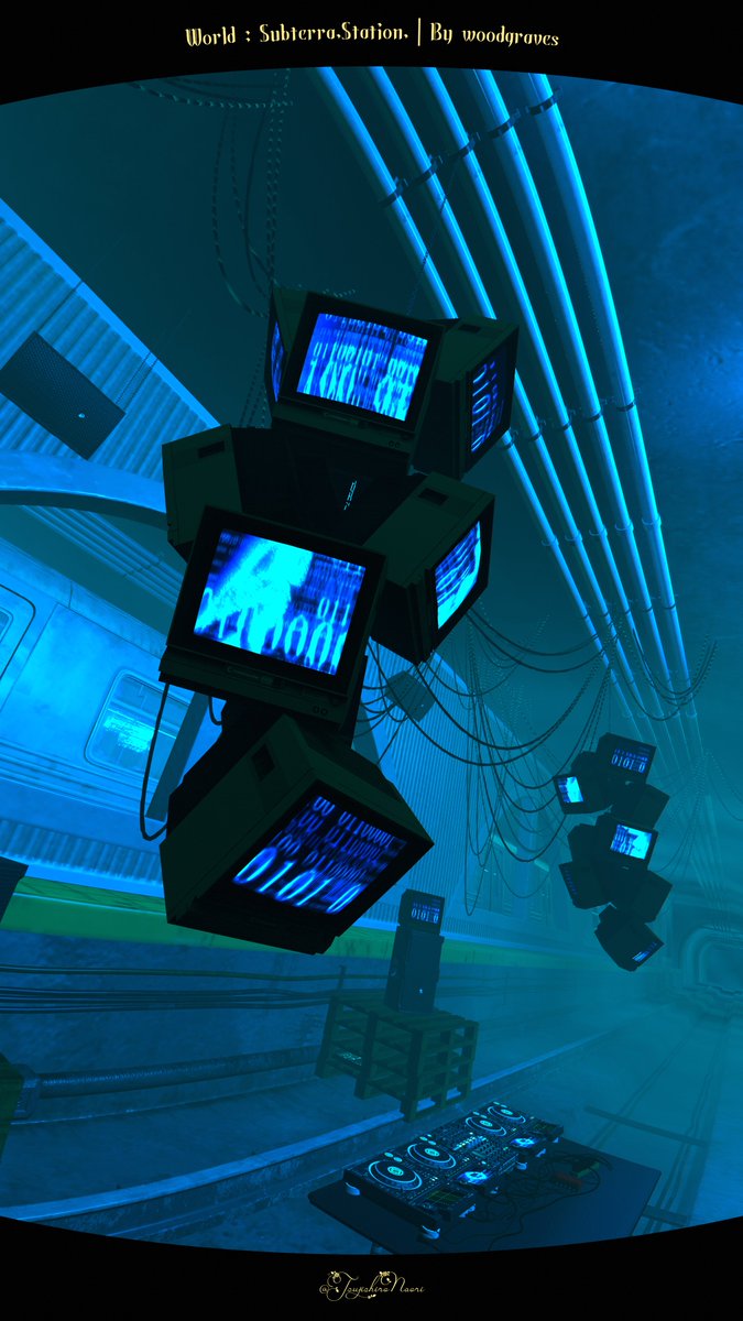 TsujishiroNaori's tweet photo. World : Subterra․Station․ | By woodgraves

#FlexFishEye #辻城Photo #VRChat https://t.co/QO5lCpVPce