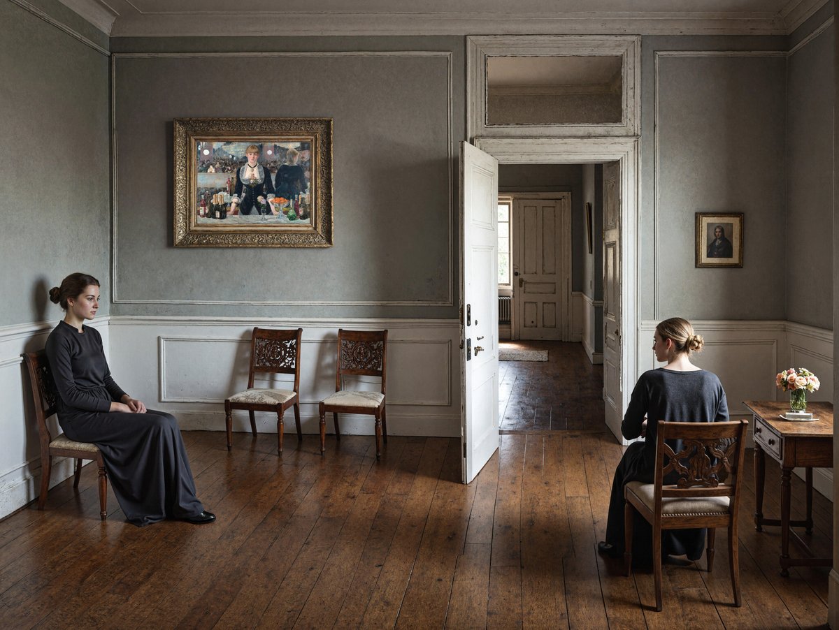 Hay veces que uno amanece creativo, así que pensé poneros un cuadro impresionista y escribir un texto impresionante. Pero luego me di cuenta de que lo del cuadro era fácil: «Un bar del Folies-Bergère», de Édouard Manet; pero un texto a la altura se complicaba más de la cuenta.