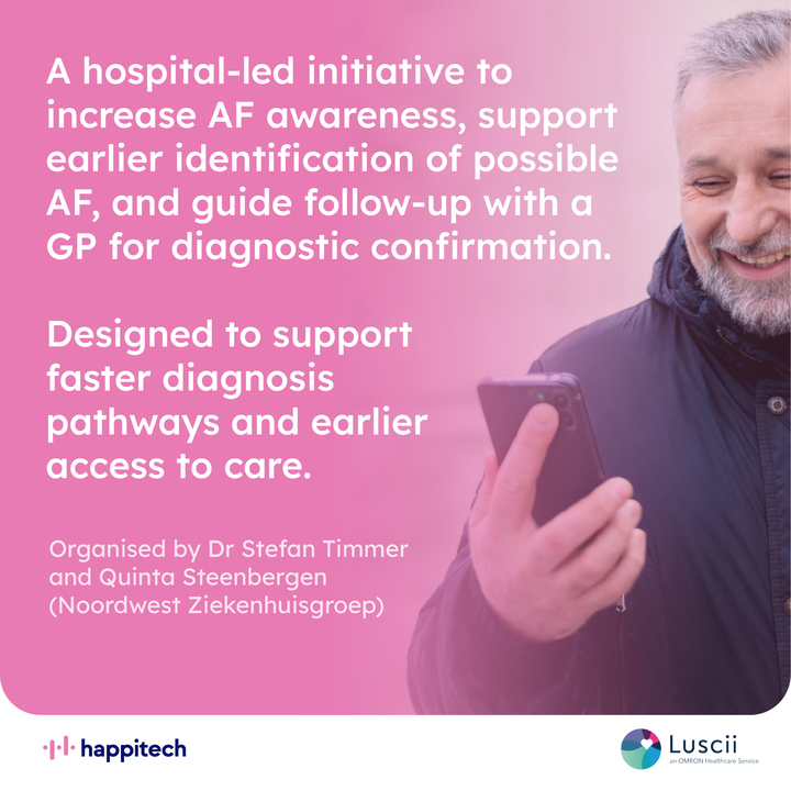 Happitech - smartphone based AF detection tweet media