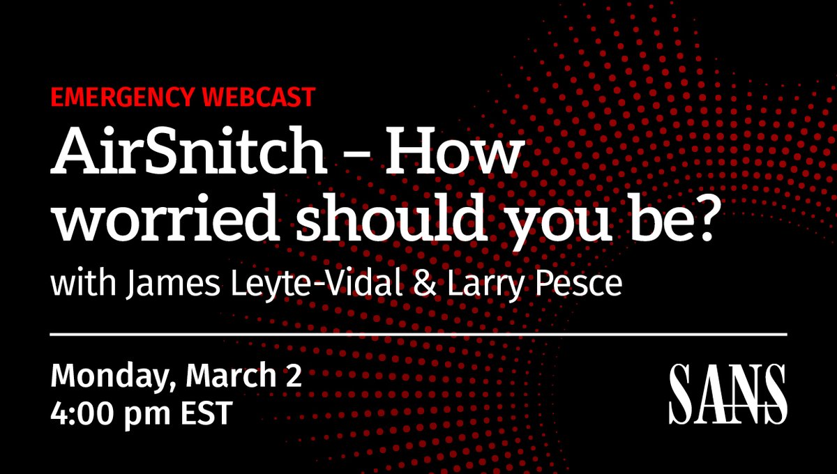 SANS Institute tweet media