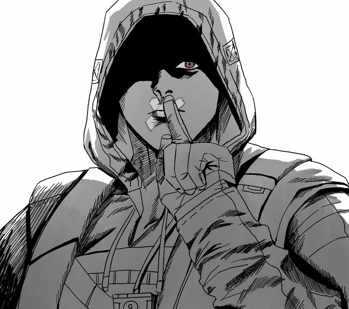 很久之前画的
mute：🤫