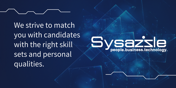 As a company, we are very focused and pride ourselves on being forthcoming and honest with all our clients and consultants. Are you ready to start your project? Contact us:
sysazzle.com
LinkedIn: bit.ly/3MScdEt

#itcareers #techstaffing