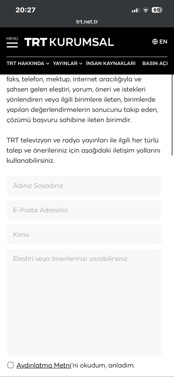Yazın arayın belki işe yarar !!! Boş boşuna hastayım dedim iş yerine erken çıktık🤣#TRT1