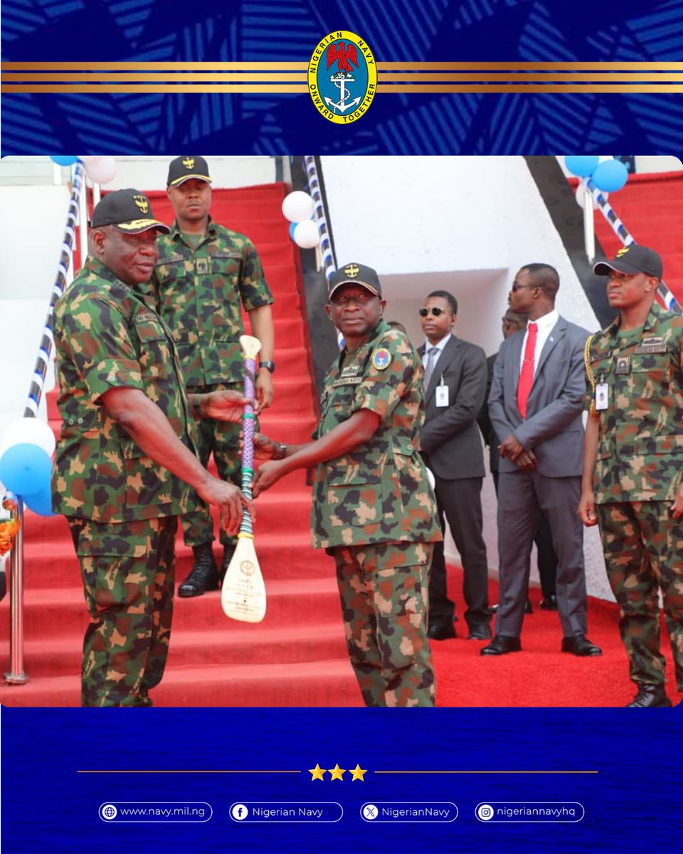 NigerianNavy's tweet photo. NIGERIAN NAVY INDUCTS PIONEER MARINES AS CHIEF OF DEFENCE STAFF &amp; CHIEF OF NAVAL STAFF HAIL NEW SPECIAL OPERATIONS FORCE
#NigerianNavy
#OnwardTogether
#Bushmen
#NNMarines https://t.co/LYYy2DKGfj