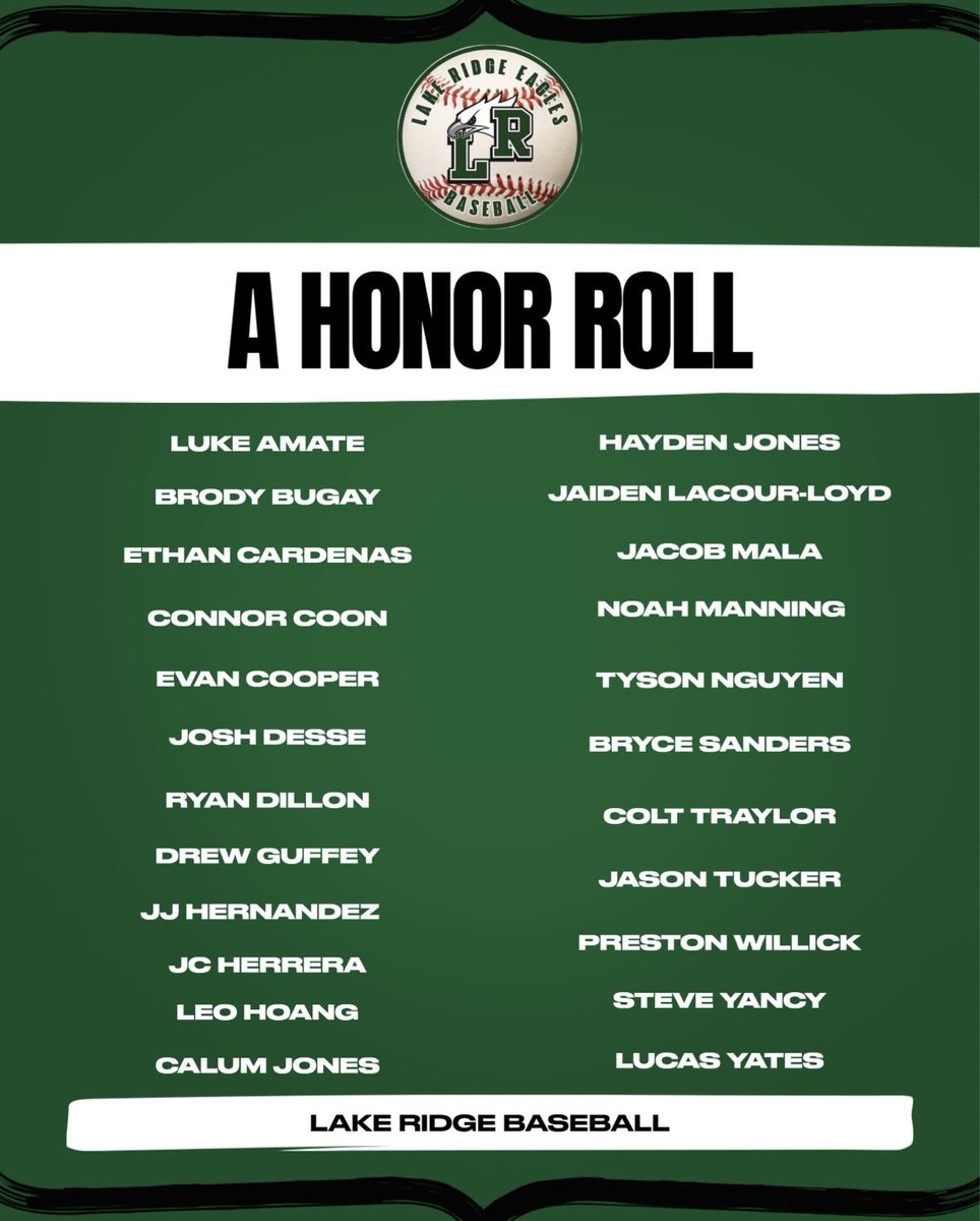Lake Ridge Baseball tweet media