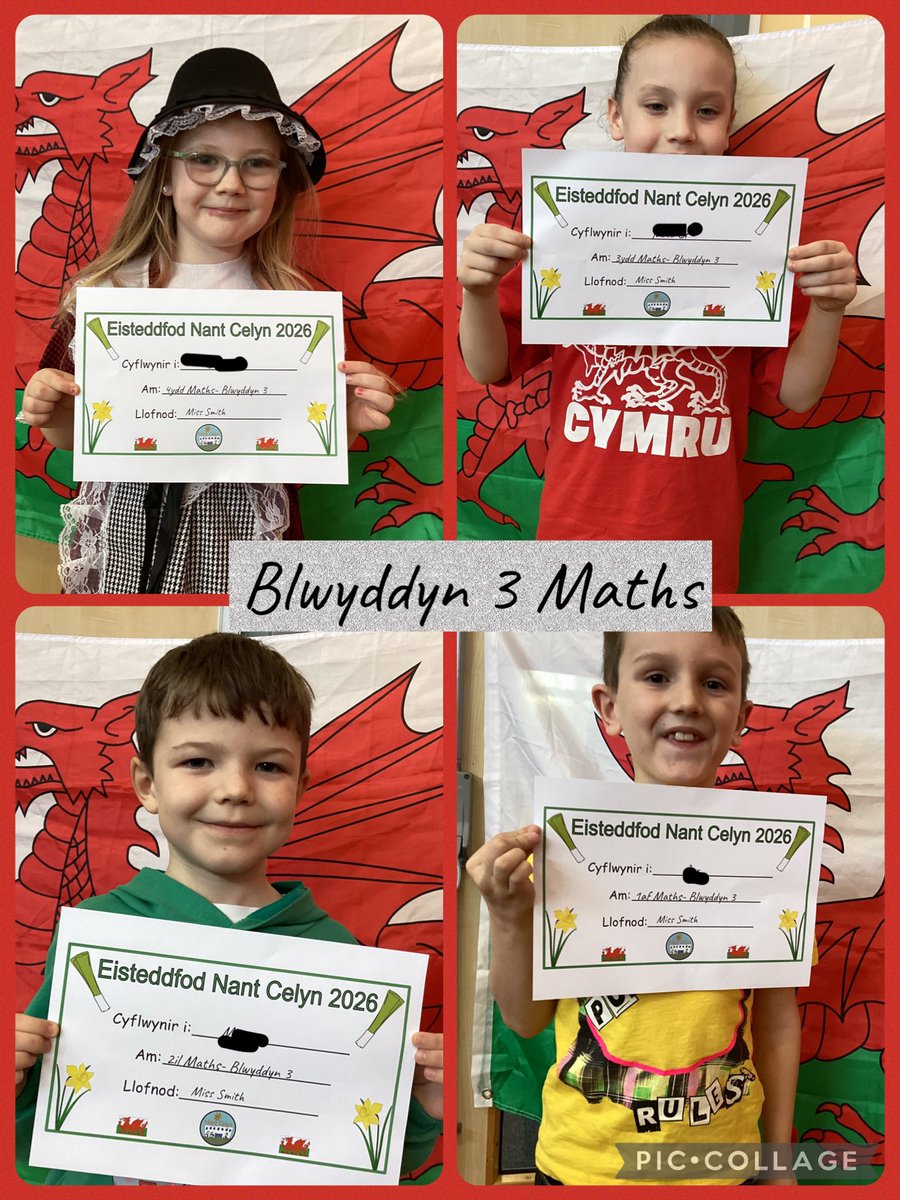 Eisteddfod 2026 
Maths winners <a href="/nantcelynschool/">Nant Celyn Primary</a>