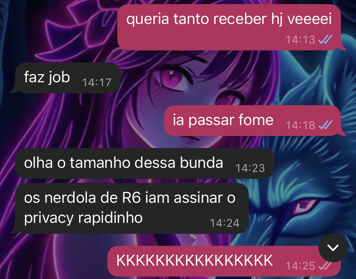 eu sou uma piada pros meus amgs n é possível 😂