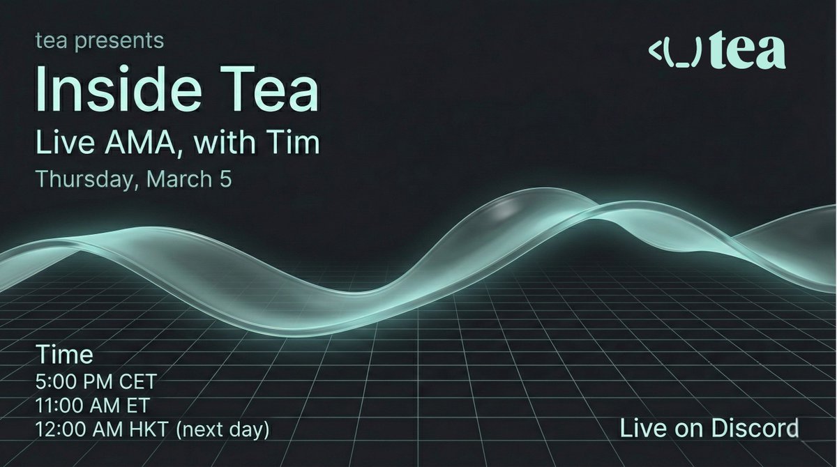 tea Protocol tweet media