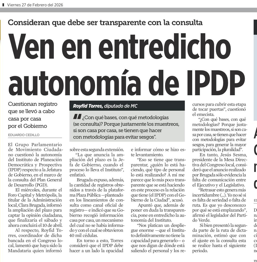 Más irregularidades y violaciones al proceso de elaboración y consulta de un #PGD Plan General de Desarrollo #CDMX que apunta hacia la #CorrupciónInmobiliaria  <a href="/craviotocesar/">César Cravioto</a> <a href="/ClaraBrugadaM/">Clara Brugada Molina</a> <a href="/Patricia_RKuri/">Patricia Ramírez Kuri</a> <a href="/planeacioncdmx/">Instituto de Planeación Democrática y Prospectiva</a> <a href="/MetropolisCDMX/">Metrópolis</a> <a href="/PabloYanesRizo/">Pablo Yanes</a> <a href="/PAOTmx/">PAOT</a> <a href="/INAHmx/">INAH</a> <a href="/CDHCMX/">Comisión de DH de la Ciudad de México</a>
