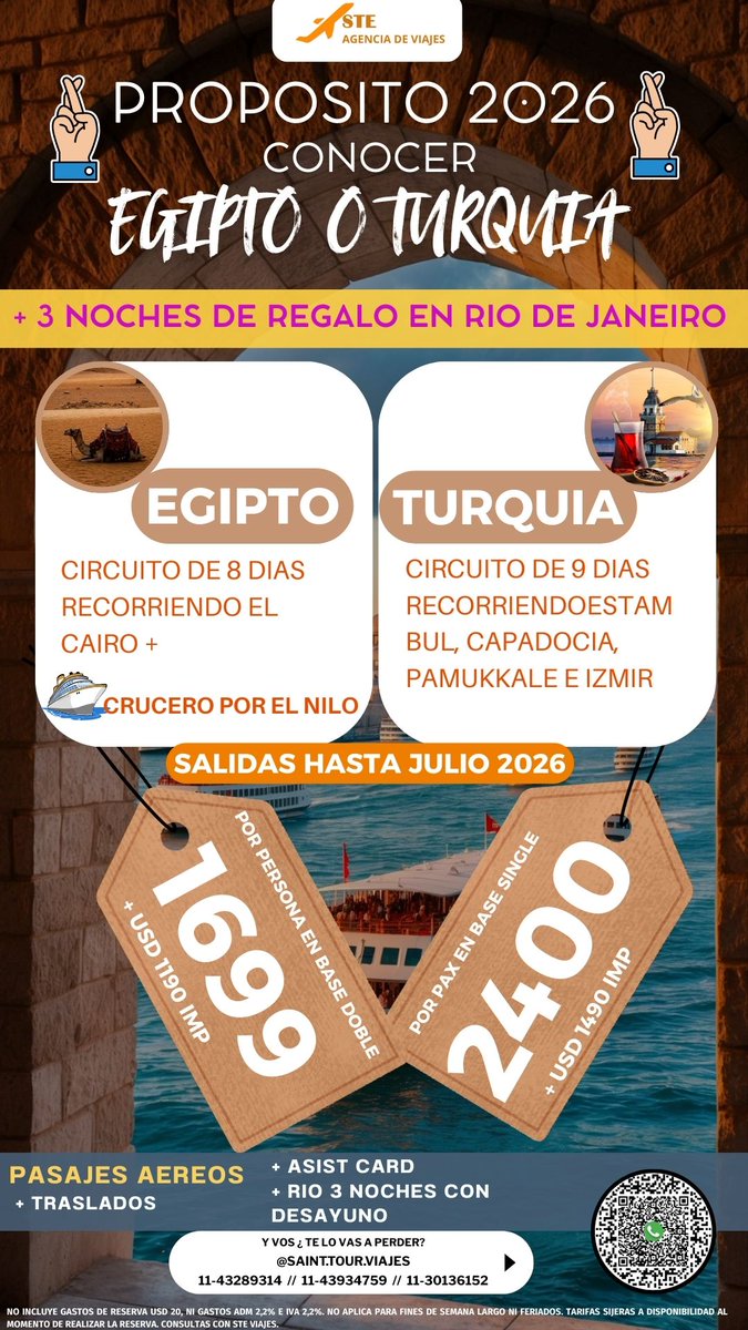 𝗦𝗧𝗘 𝗩𝗜𝗔𝗝𝗘𝗦 🛩 • Viajes & Turismo tweet media