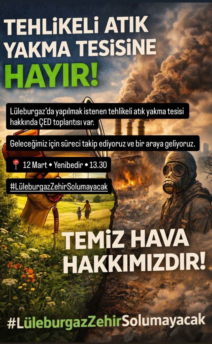 #lüleburgazzehirsolumayacak