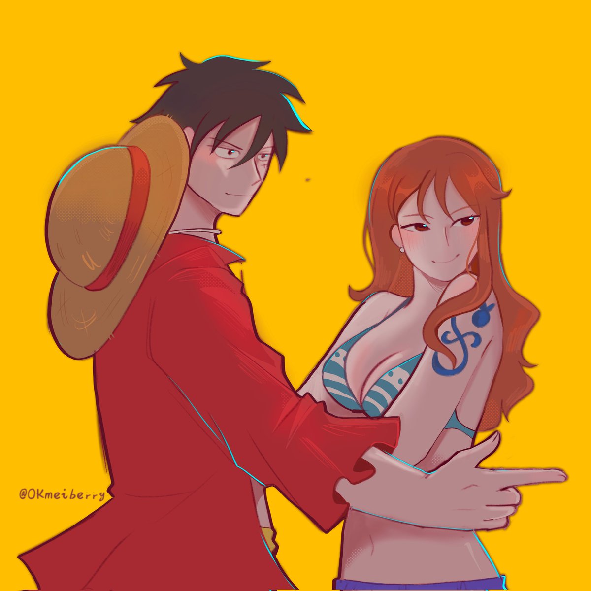 (･ω･)>
#루나미 #ナミ  #ルフィ #ルナミ #ONEPIECE #luffyxnami #lunami