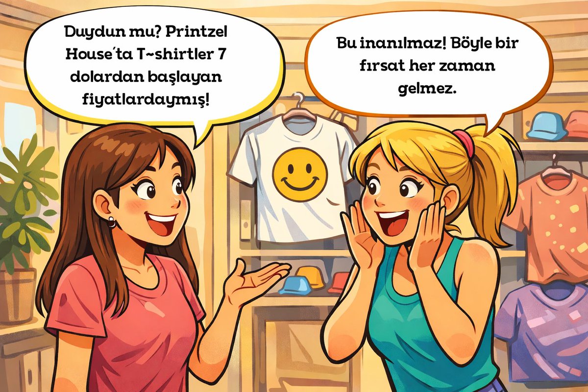 printzelhouse's tweet photo. 🚀 Kârlı satış fırsatı burada! Printzel House’ta T-shirt’ler 7 dolardan başlayan fiyatlarla!
Yüksek kâr marjı, trend tasarımlar ve düşük maliyet avantajıyla mağazan için mükemmel bir ürün. Stok derdi yok, risk yok — sadece satışa odaklan! 💰 https://t.co/RuUHNrhAV6
