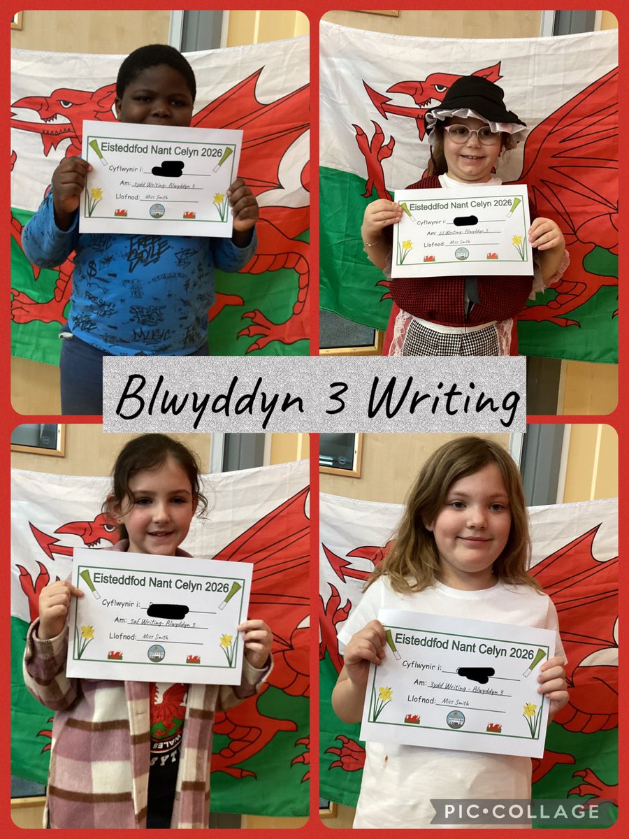 Eisteddfod 2026 
Writing Winners <a href="/nantcelynschool/">Nant Celyn Primary</a>