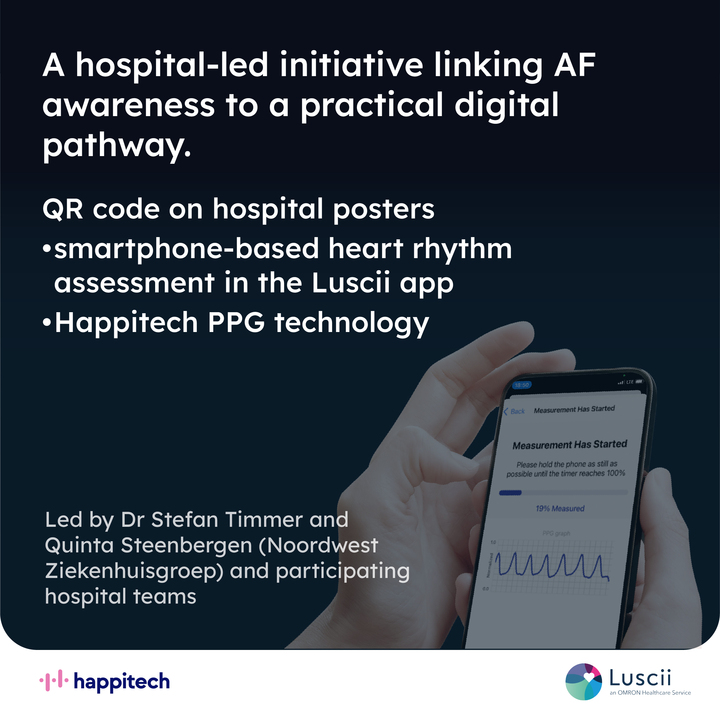 Happitech - smartphone based AF detection tweet media