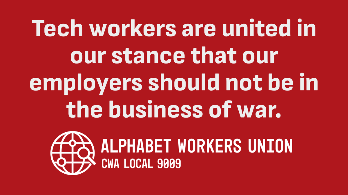 Alphabet Workers Union (AWU-CWA) tweet media